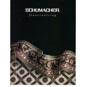 Vintage‎ 1993 Print Ad Schumacher Floorcovering Tapestry Carpet Rug Home Decor